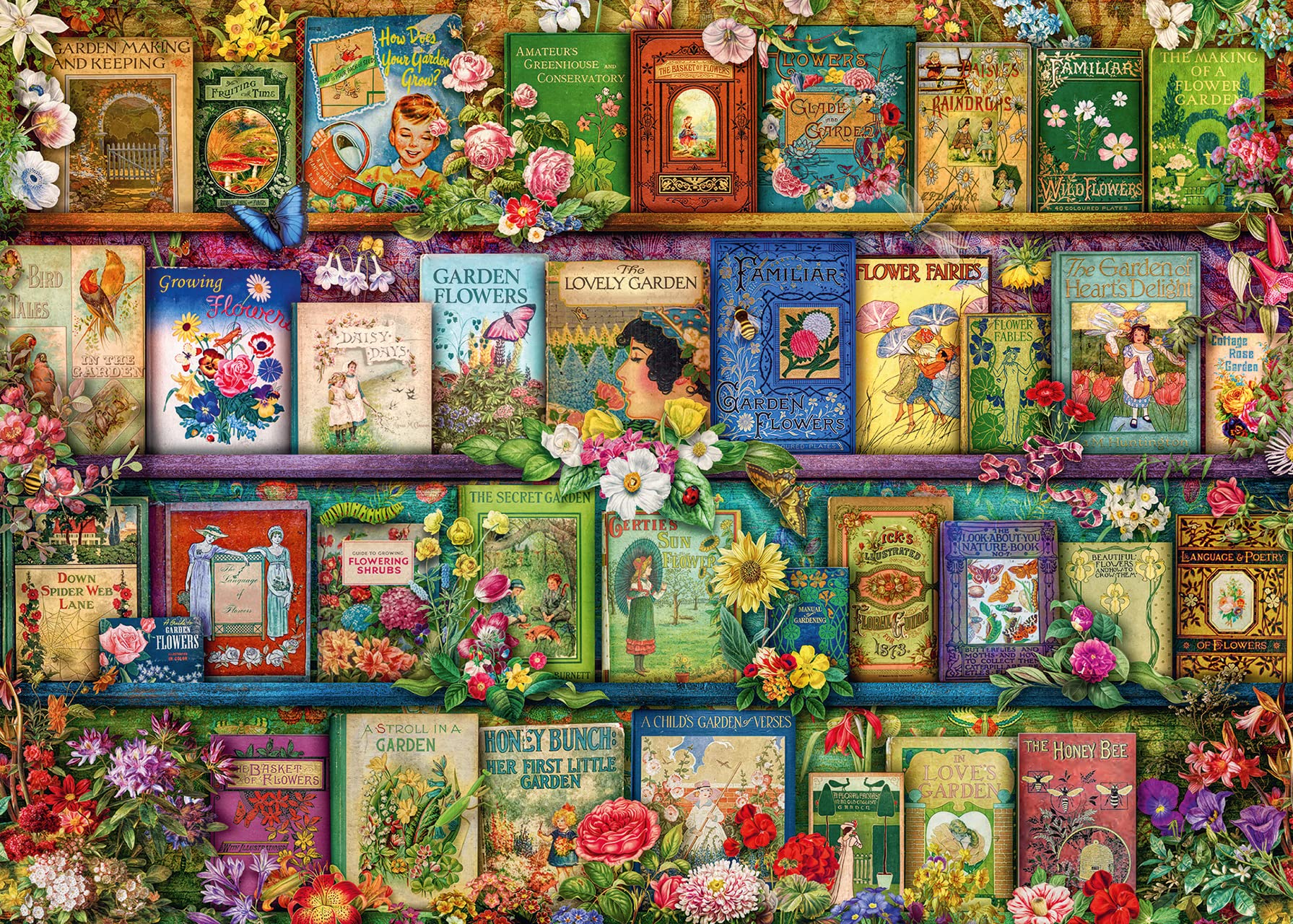 Amazon.com: Ravensburger Aimee Stewart Vintage Summer Garden 1000